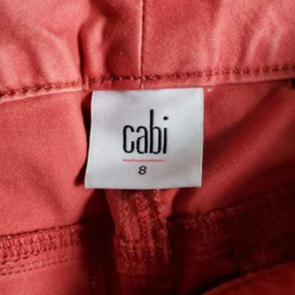 Cabi I Hutton Nantucket Red Jogger Pants Sz 8 - Picture 6 of 15